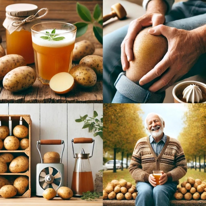 Secret Drink! Pain in Knees and Joints Disappears in One Month with Potato Juice