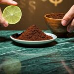 Just put lemon in the coffee powder and you will be surprised