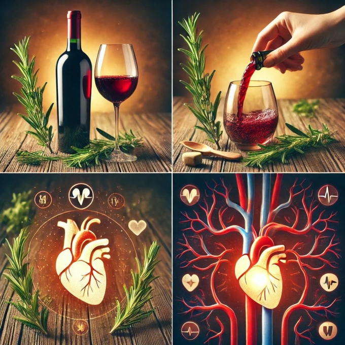 A Simple Concoction for a Healthy Heart: Rosemary & Red Wine