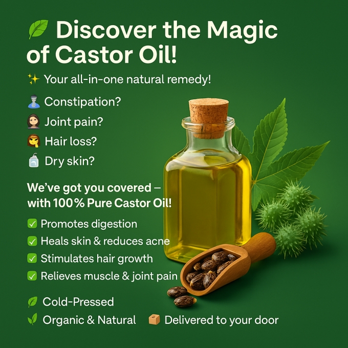 The Power of Nature: Discover the Healing Benefits of Castor Oil (Ricinus Communis)