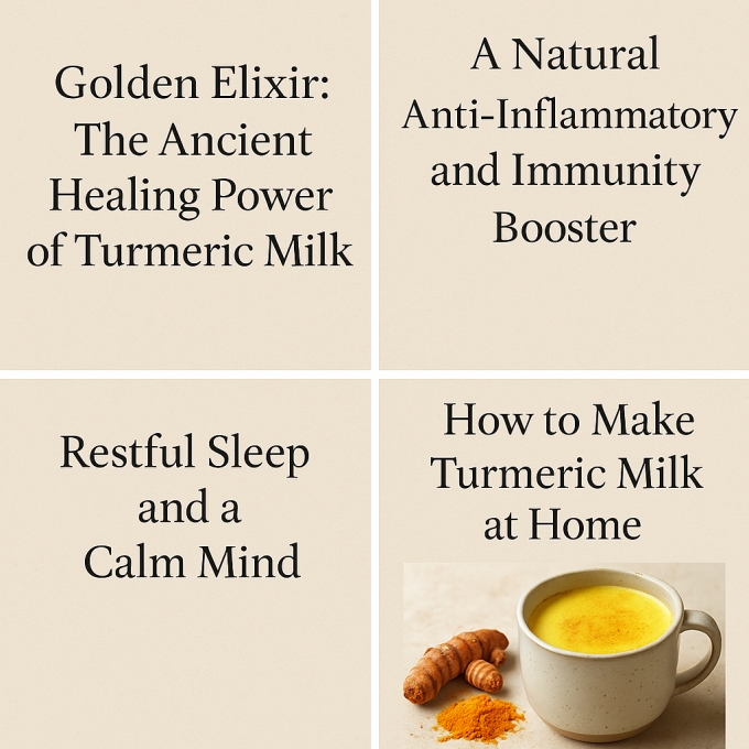 Golden Elixir: The Ancient Healing Power of Turmeric Milk