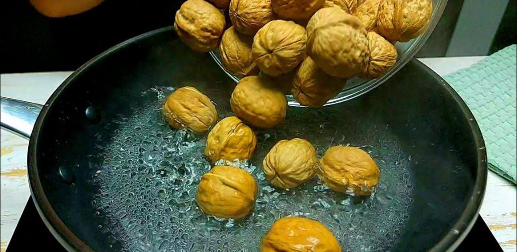 Put the nuts in boiling water, a method you won’t be able to do without