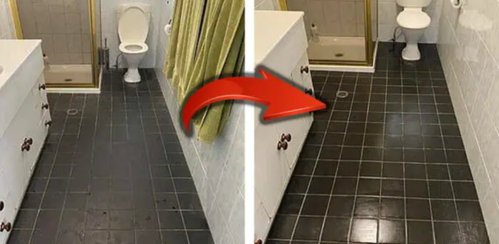 A grandmother’s trick to restore shine to dirty tiles